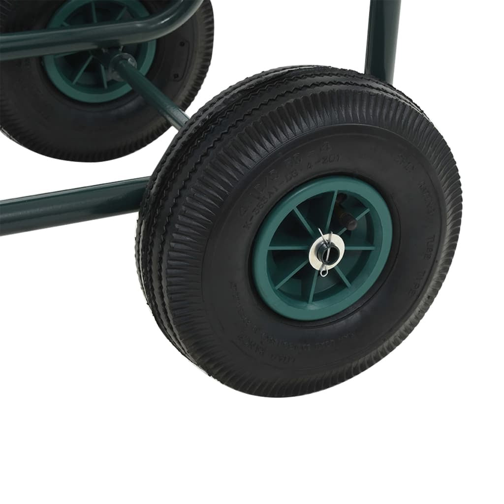 Garden Hose Trolley with 1/2" Hose Connector 246.1' Steel Doba
